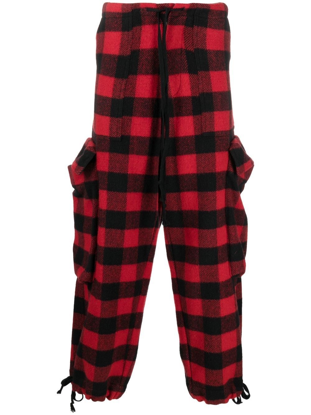 Buffalo check-print cargo pant - 1