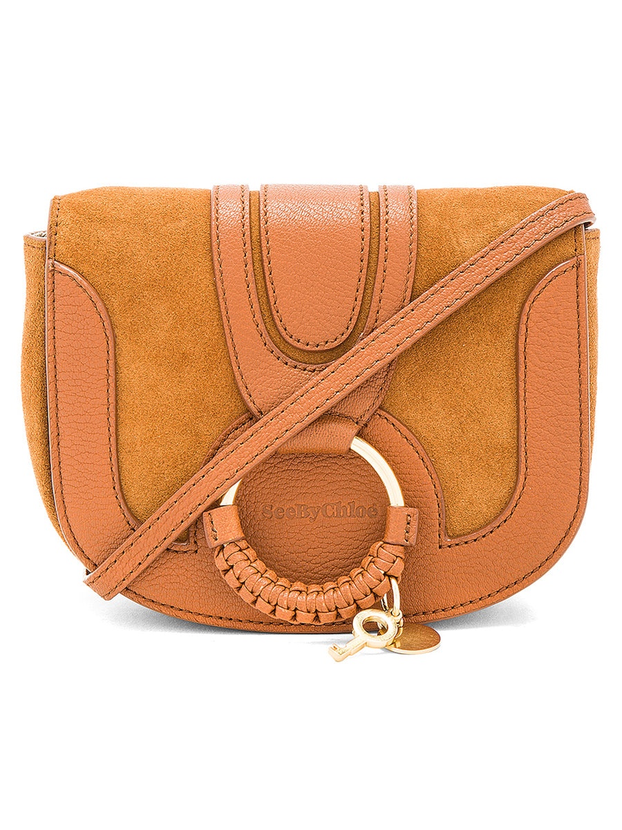 Mini Hana Shoulder Bag in Caramello - 1