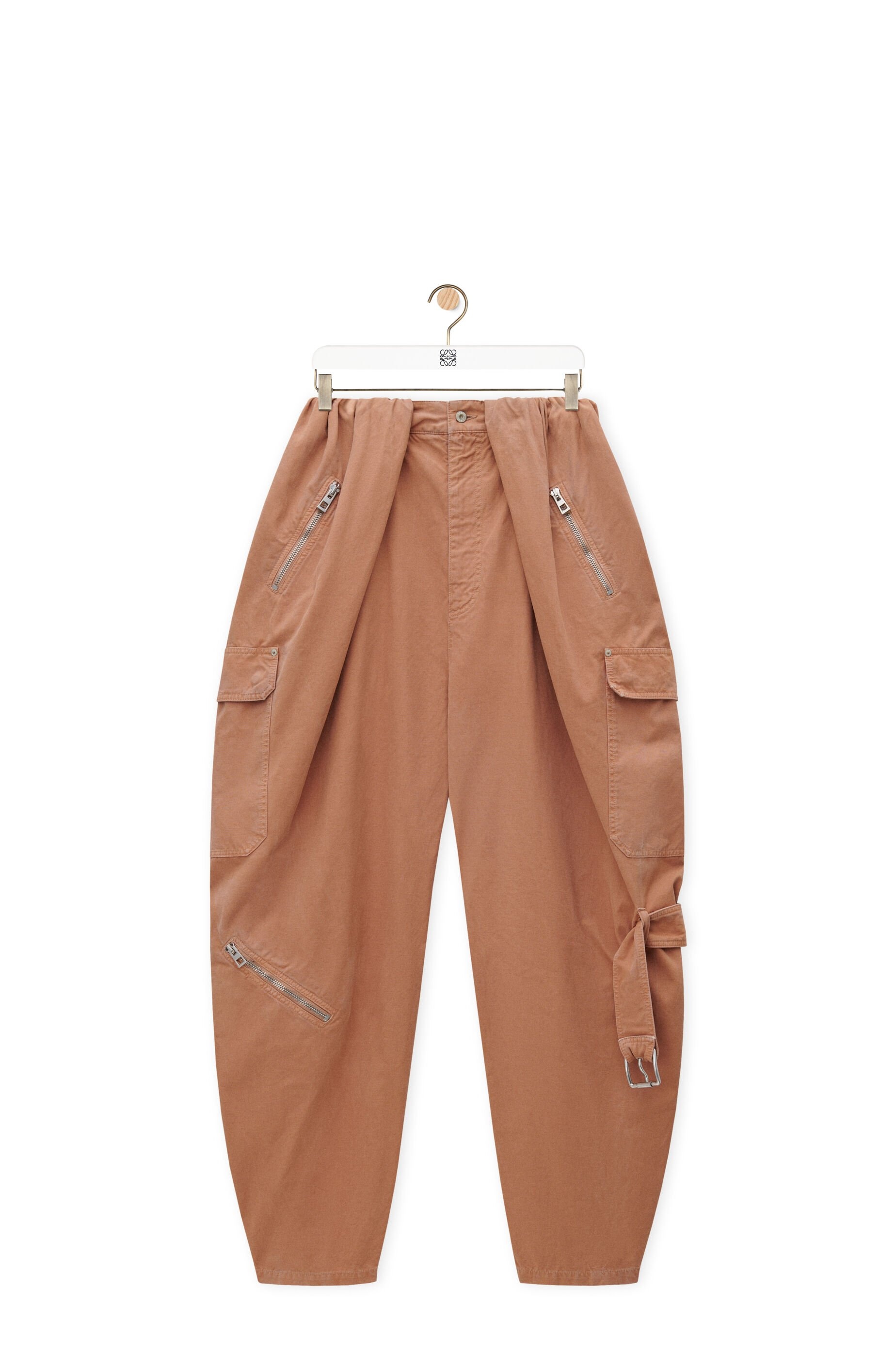 Balloon cargo trousers in cotton - 1