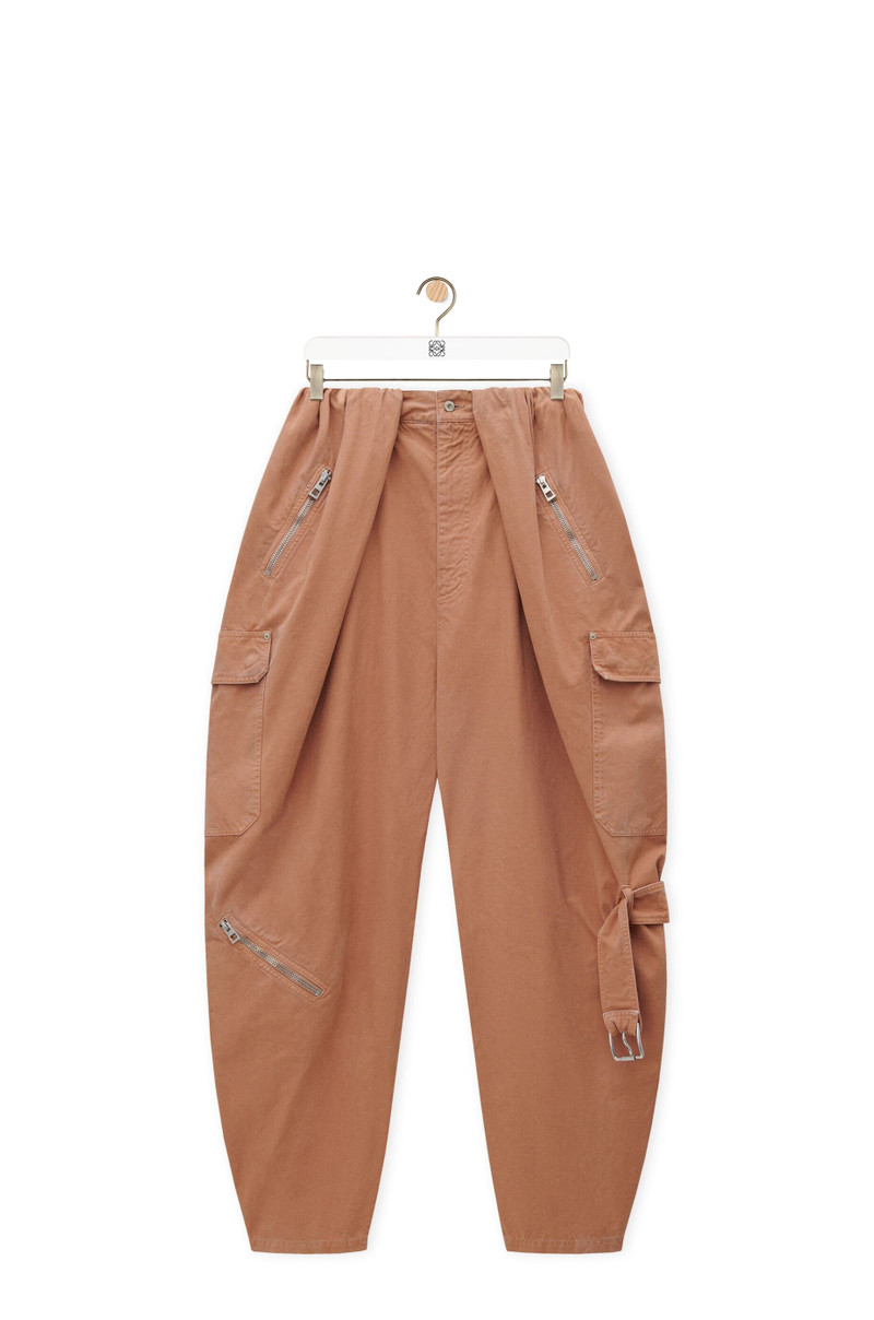 Balloon cargo trousers in cotton 1