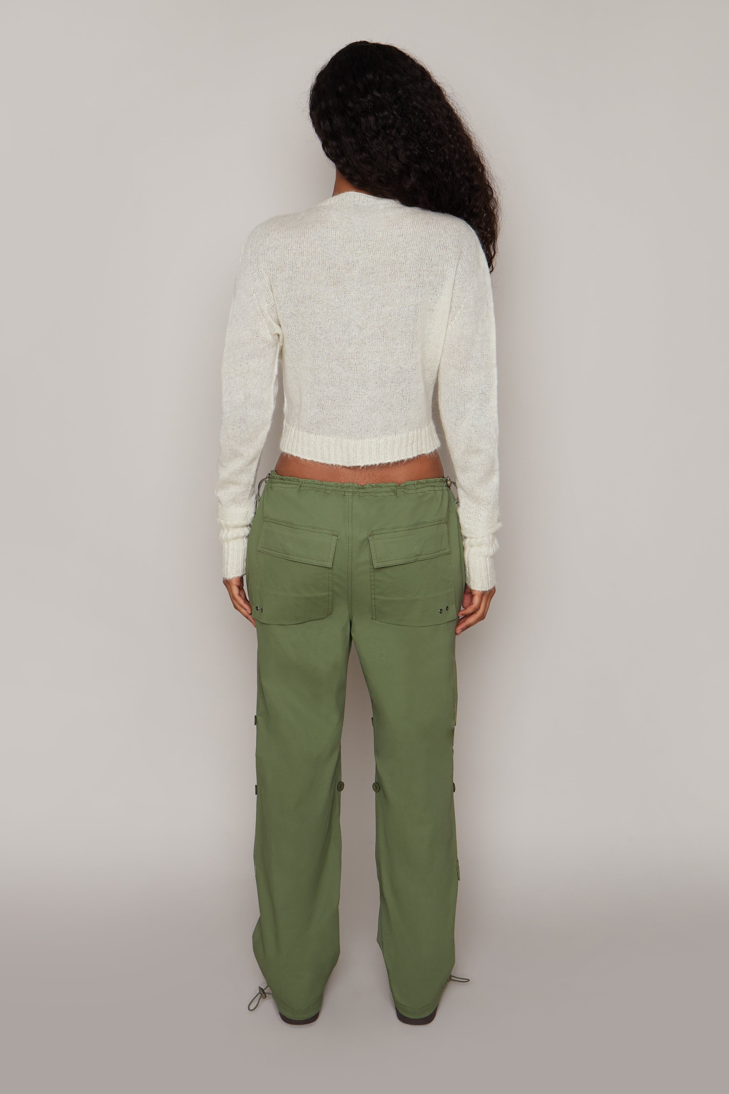 MOHAIR RIBBED CARDIGAN - 5