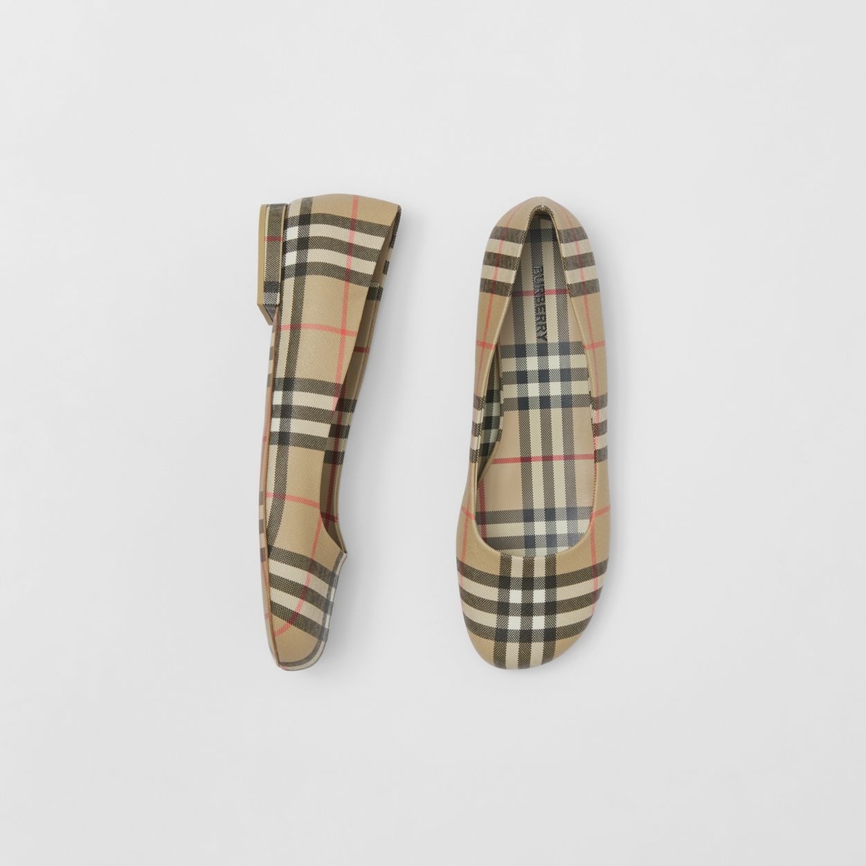 Vintage Check Ballerinas - 6