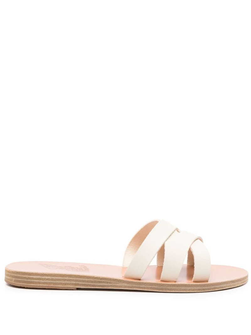 slip-on leather sandals 1