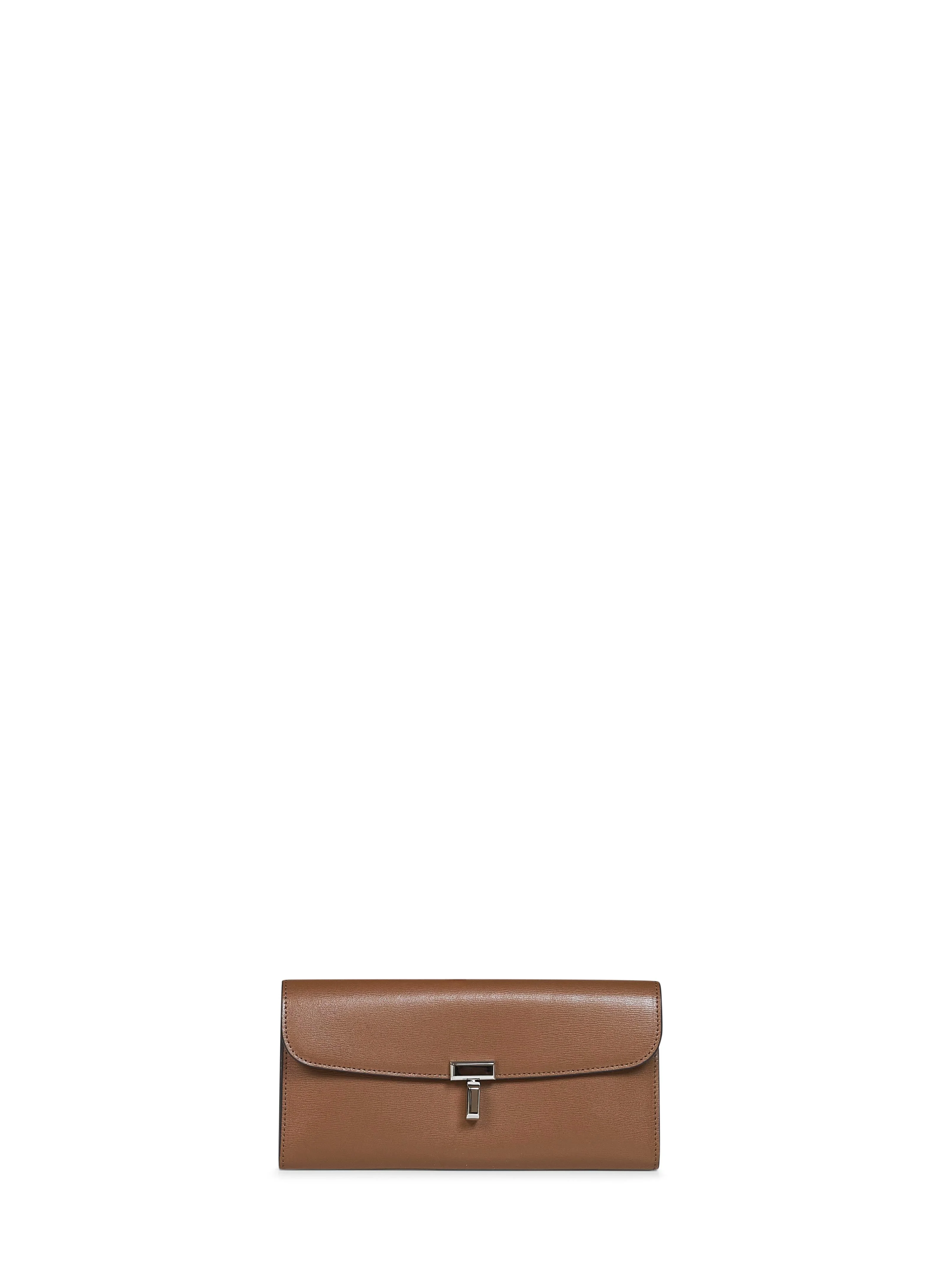 Tiramisu brown Palmellato leather T-Lock wallet - 1