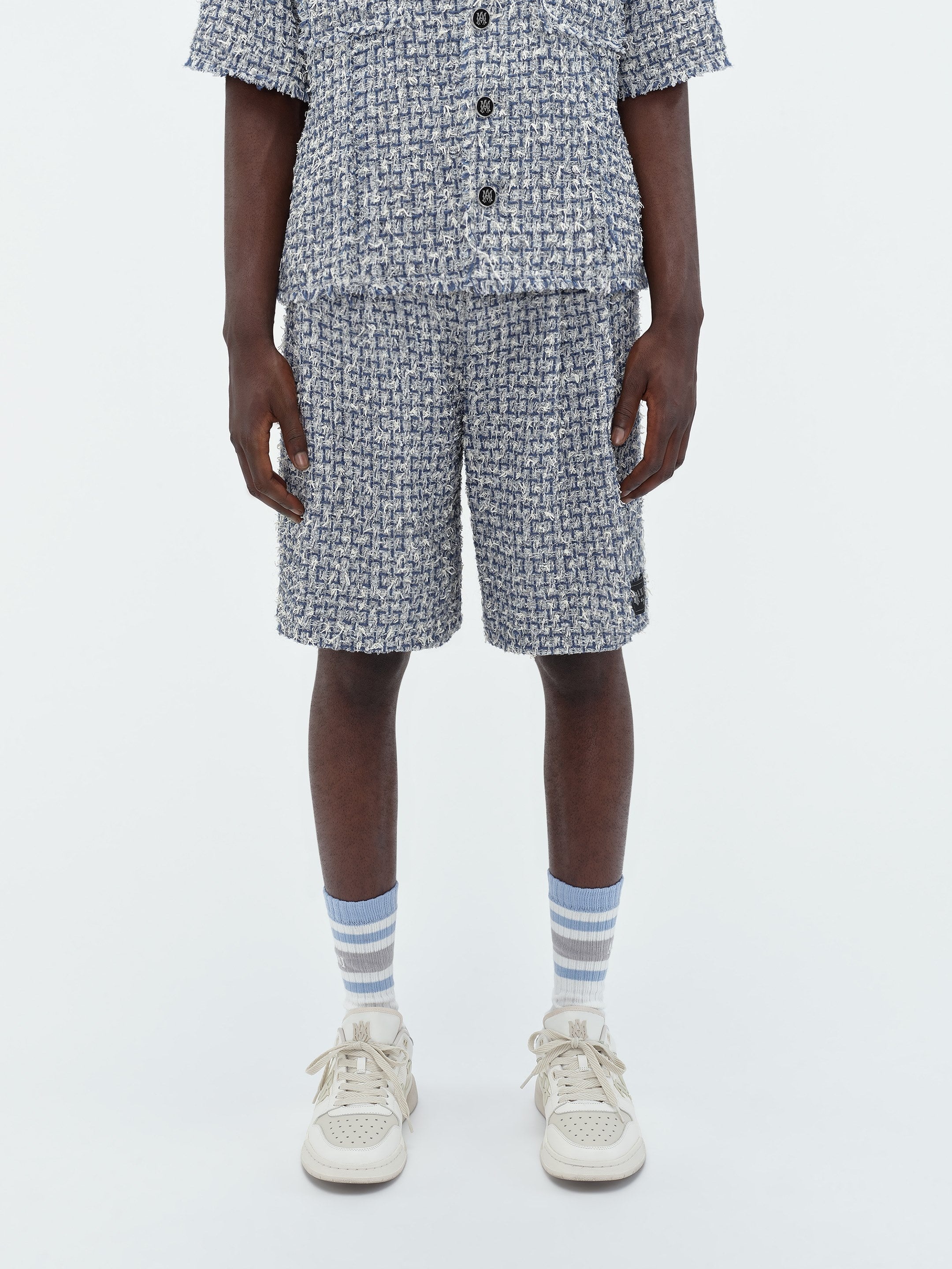 BOUCLE TWEED SKATER SHORT - 3