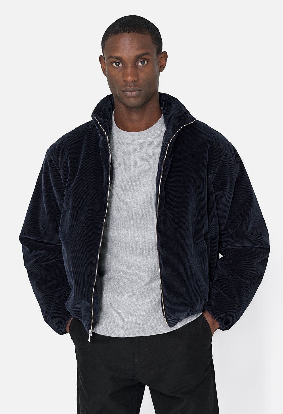 CORDUROY PUFFER JACKET - 2