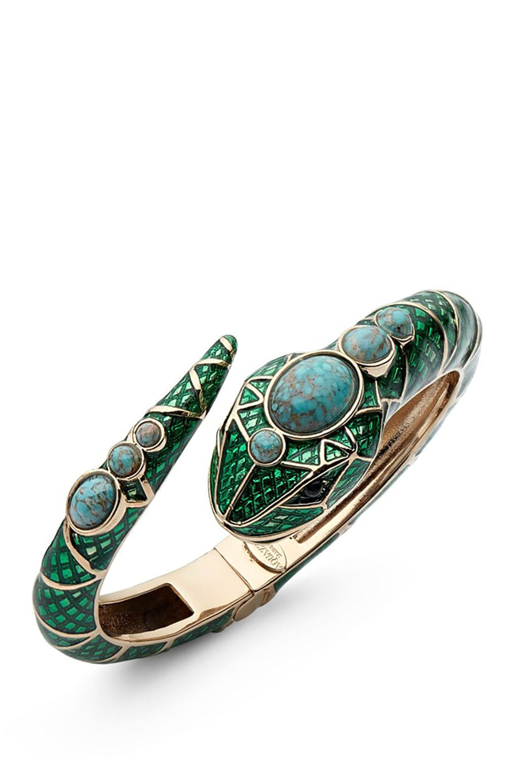 Serpente Bangle Bracelet - Emerald - 3
