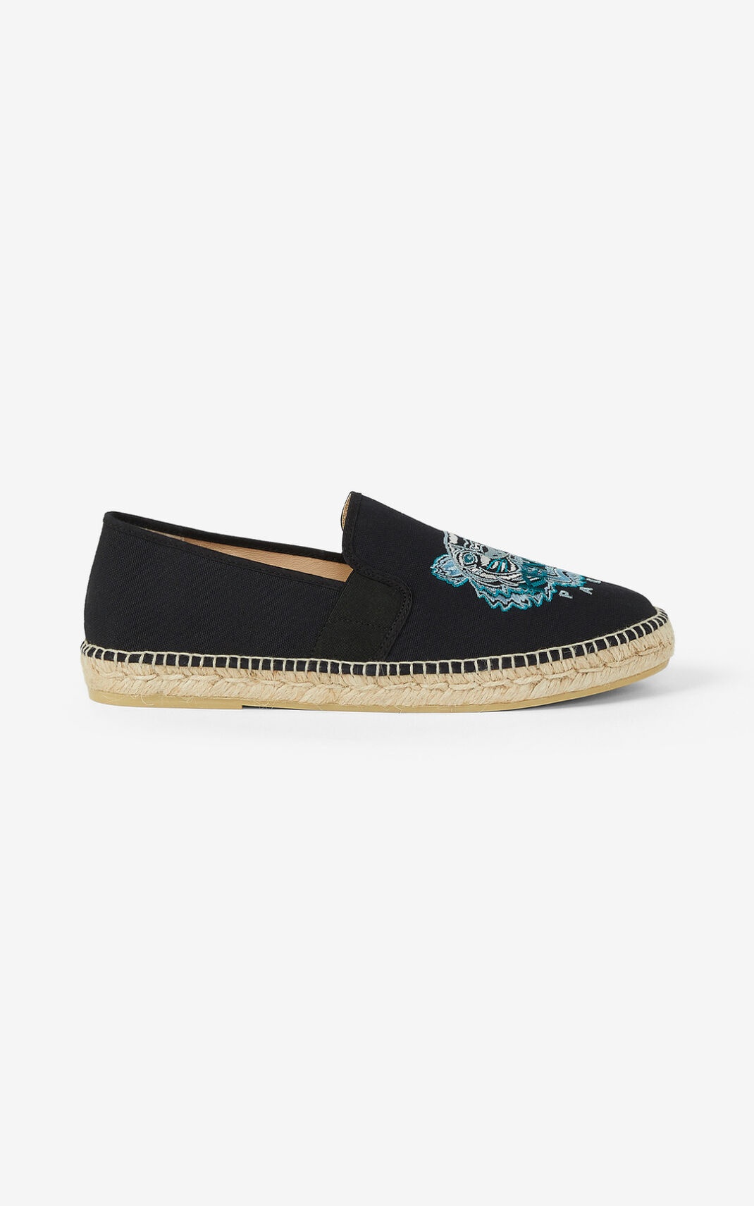 Tiger stretch canvas espadrilles - 1