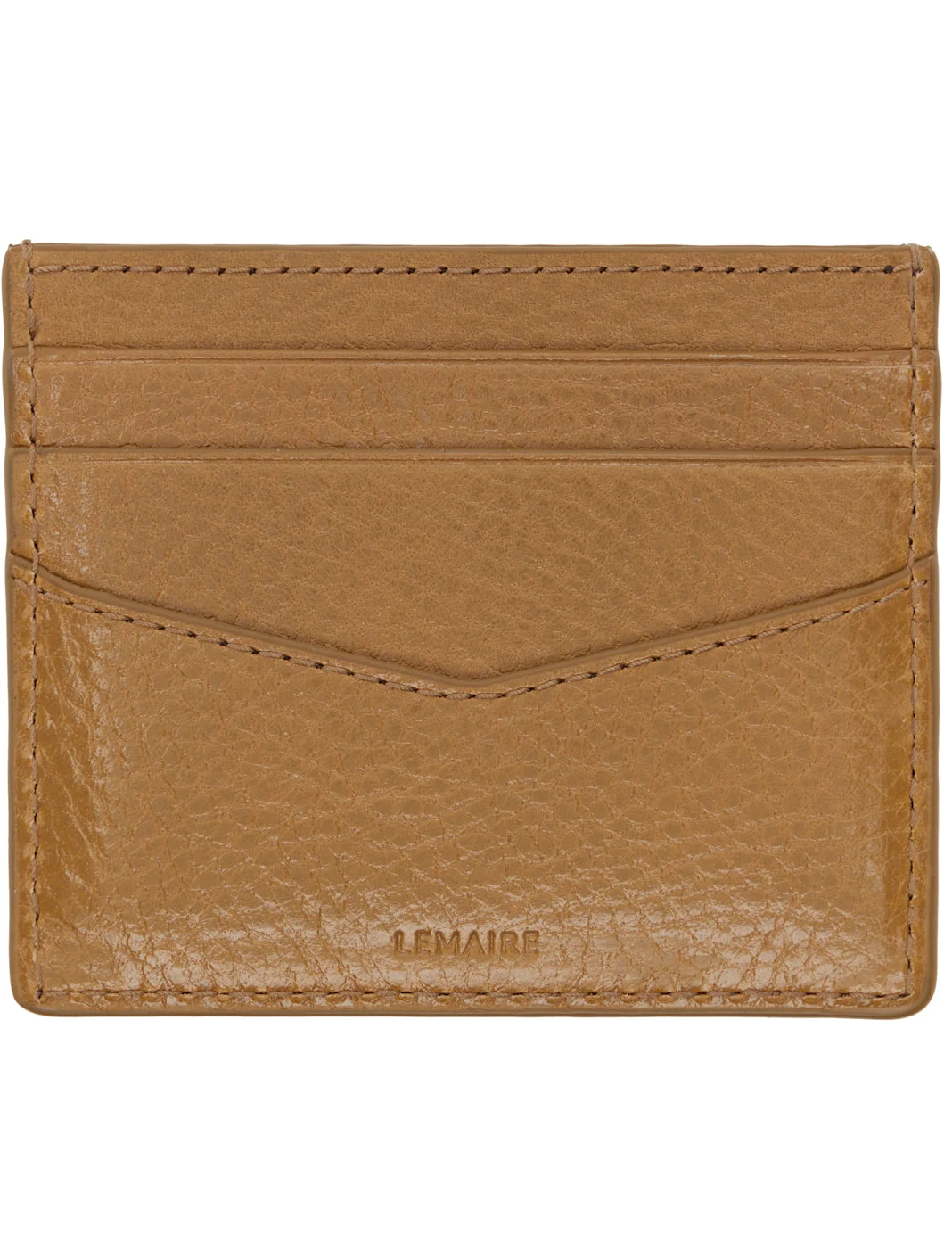 Tan Gear Card Holder - 1