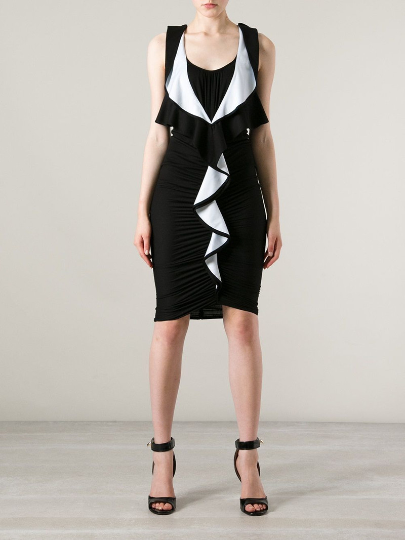 Givenchy ruffle front dress outlook