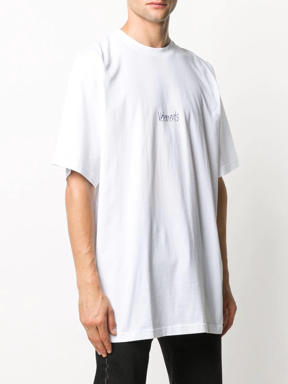 logo embroidered T-shirt - 4