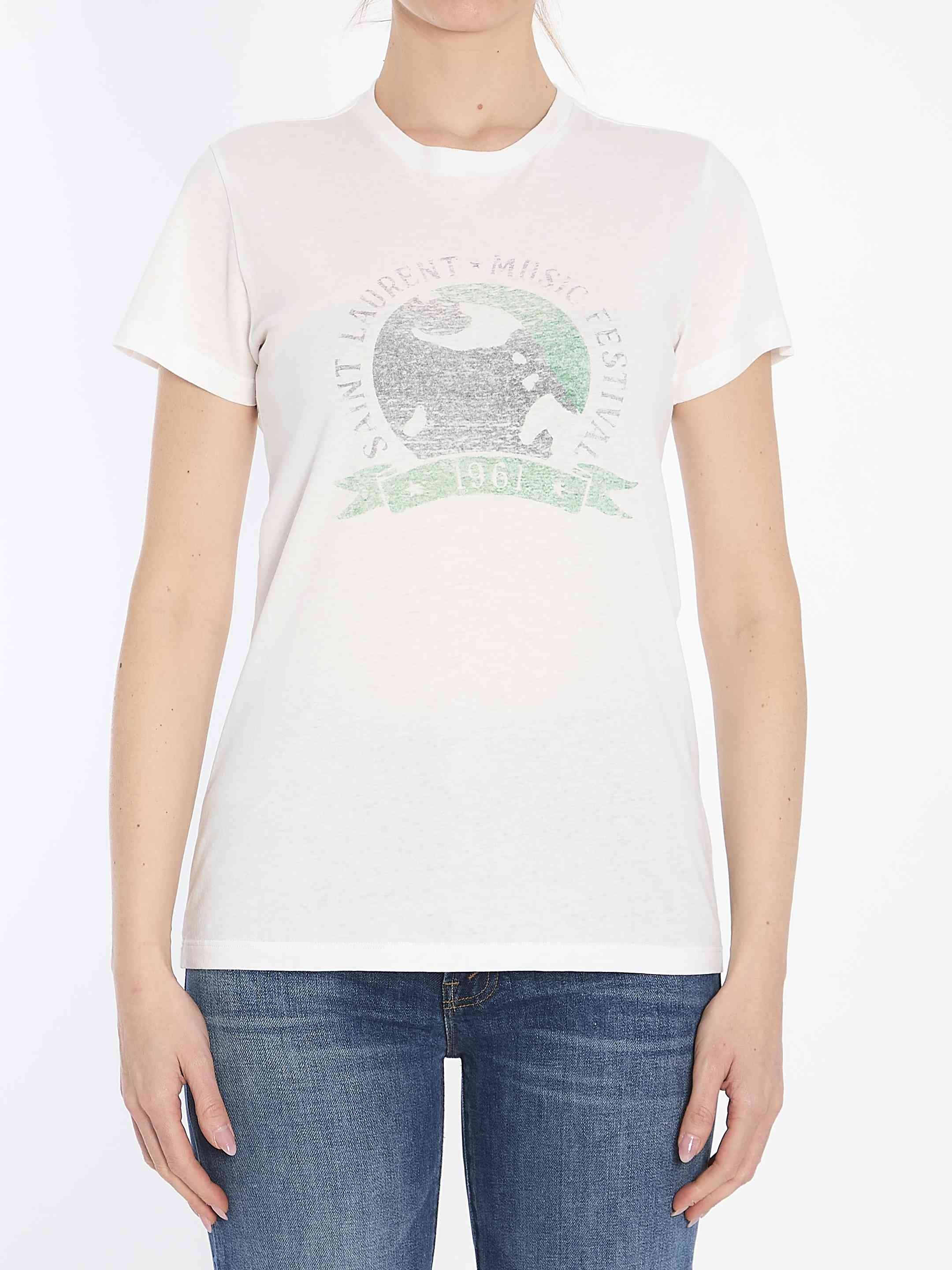 Saint Laurent Women Music Festival T-Shirt - 1