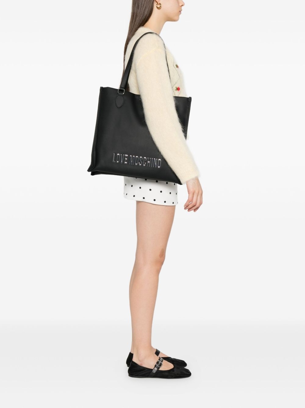logo-plaque tote bag - 2