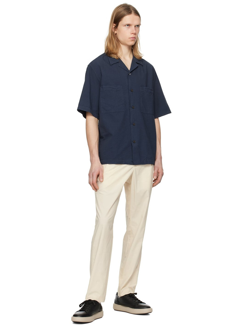 BARENA Navy Solana Lassa Shirt outlook