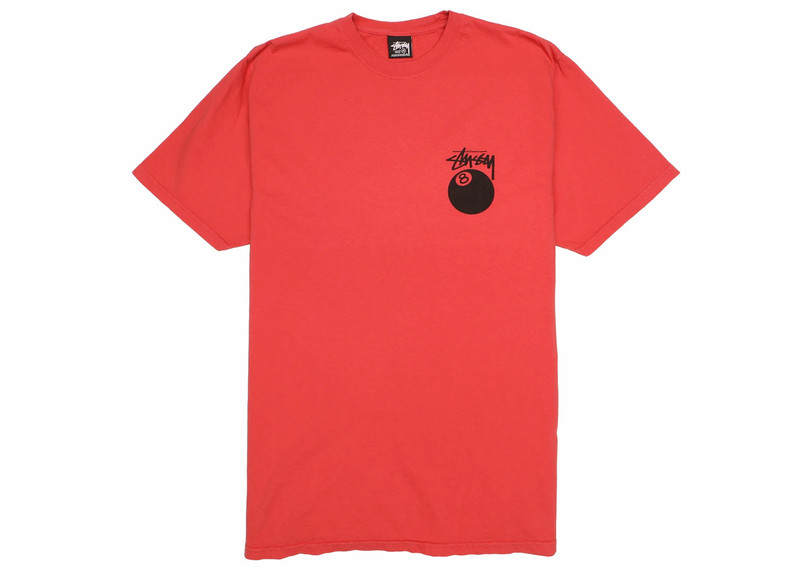 Stüssy Stussy 8 Ball Pigment Dyed Tee Guava outlook