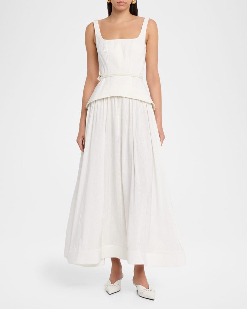 Acler Actonhill Linen Maxi Dress outlook