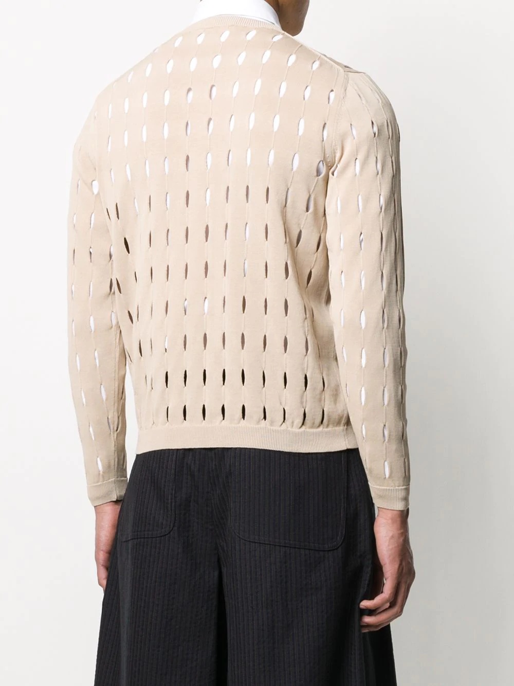 openwork knit jumper - 4