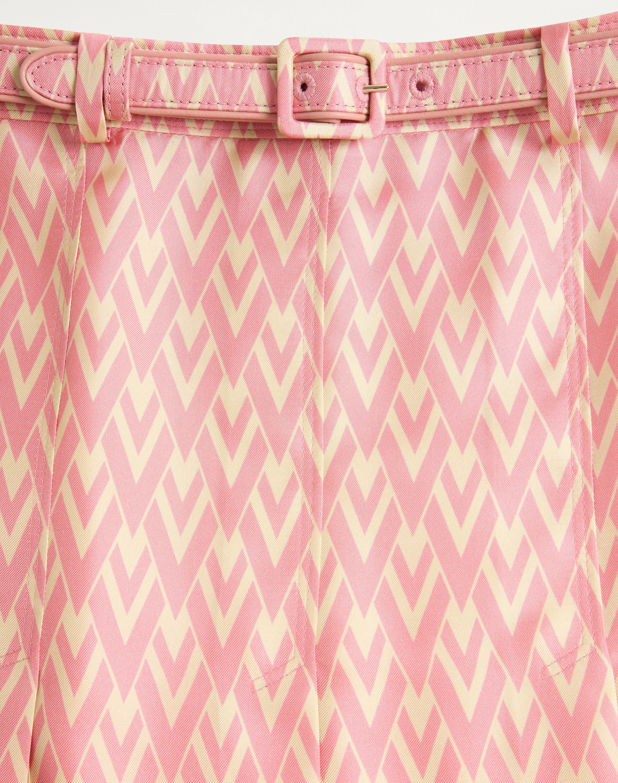 PLEATED SKIRT IN TWILL TOUTE LA V - 3