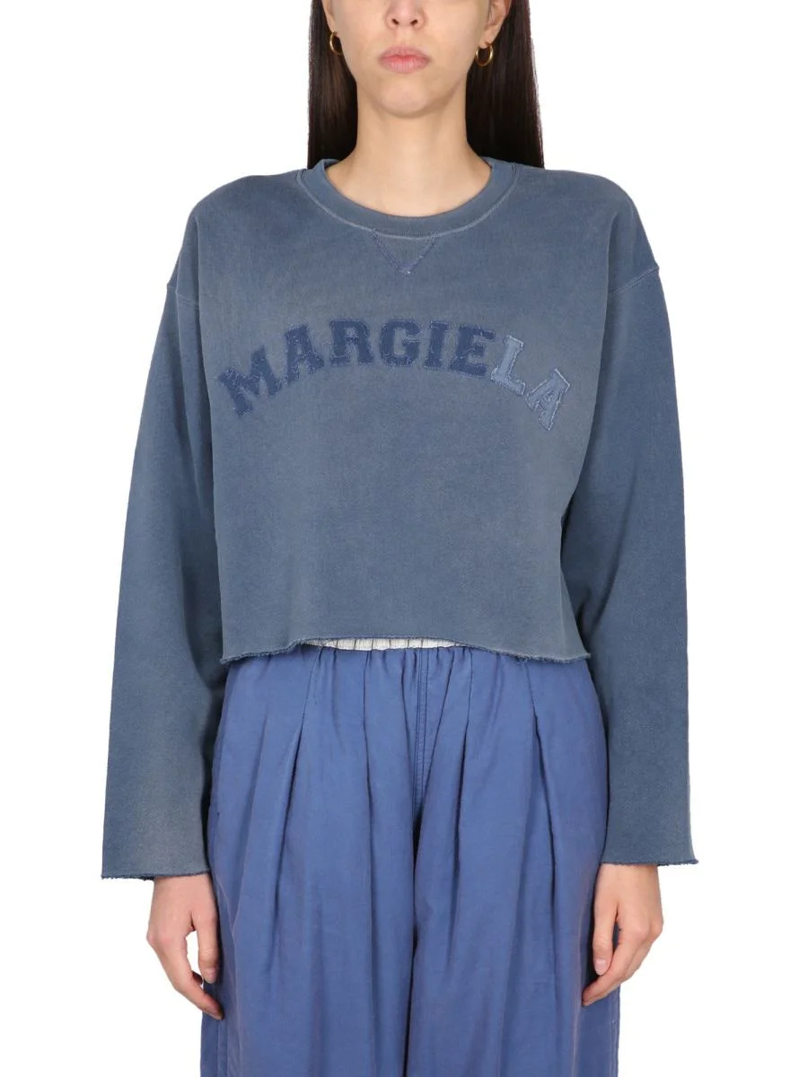 Maison Margiela Cropped Sweatshirt - 1