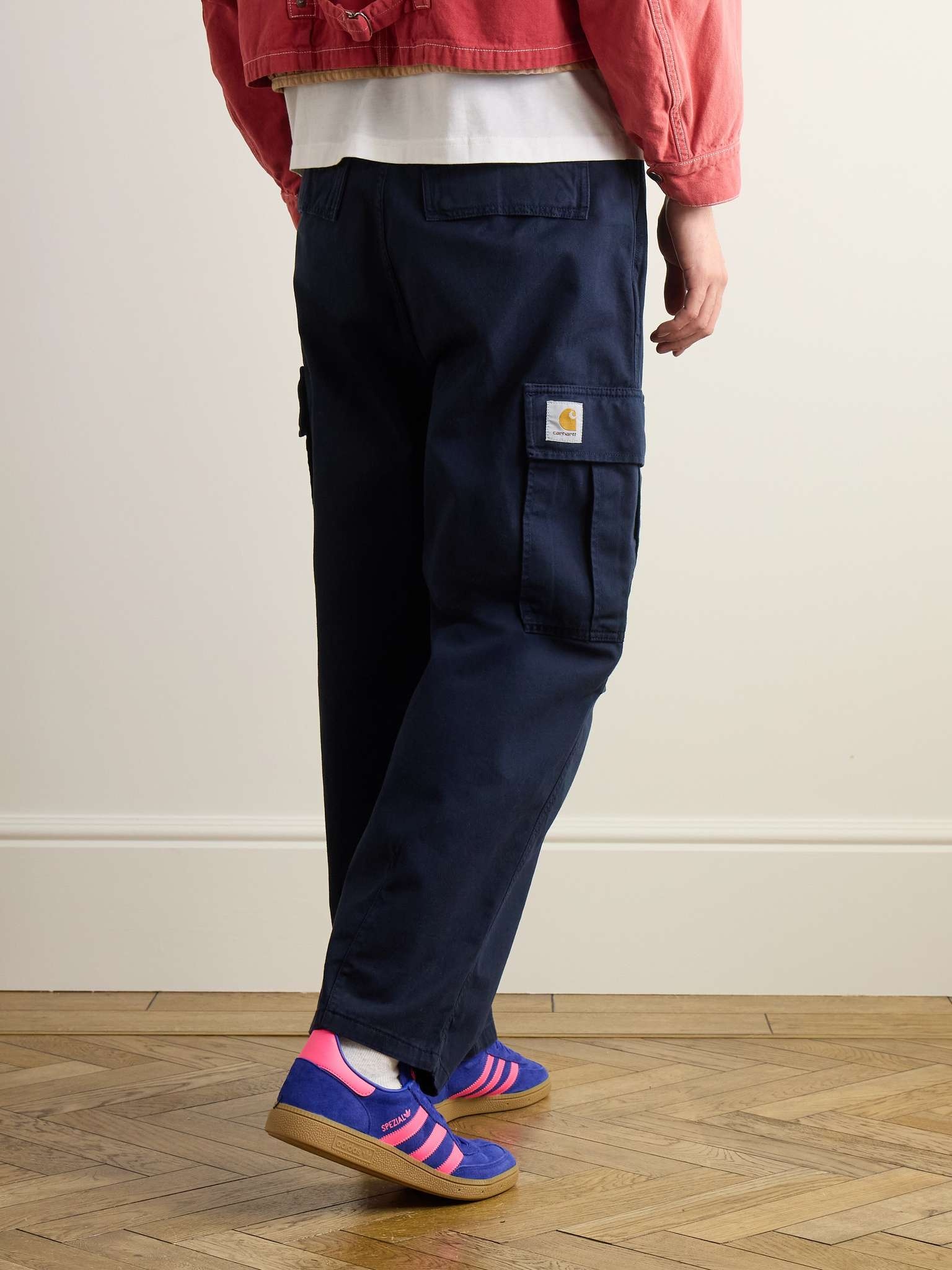 Cole Straight-Leg Organic Cotton-Twill Cargo Trousers - 4