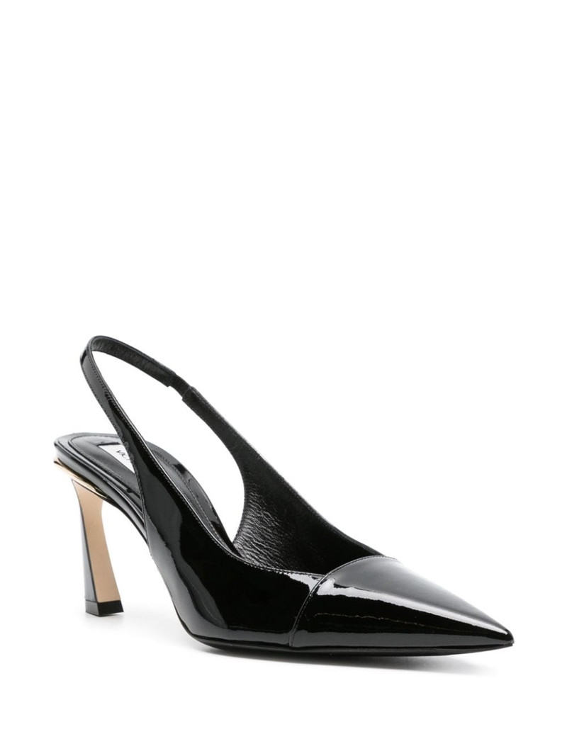 Victoria Beckham 75mm patent-leather pumps outlook