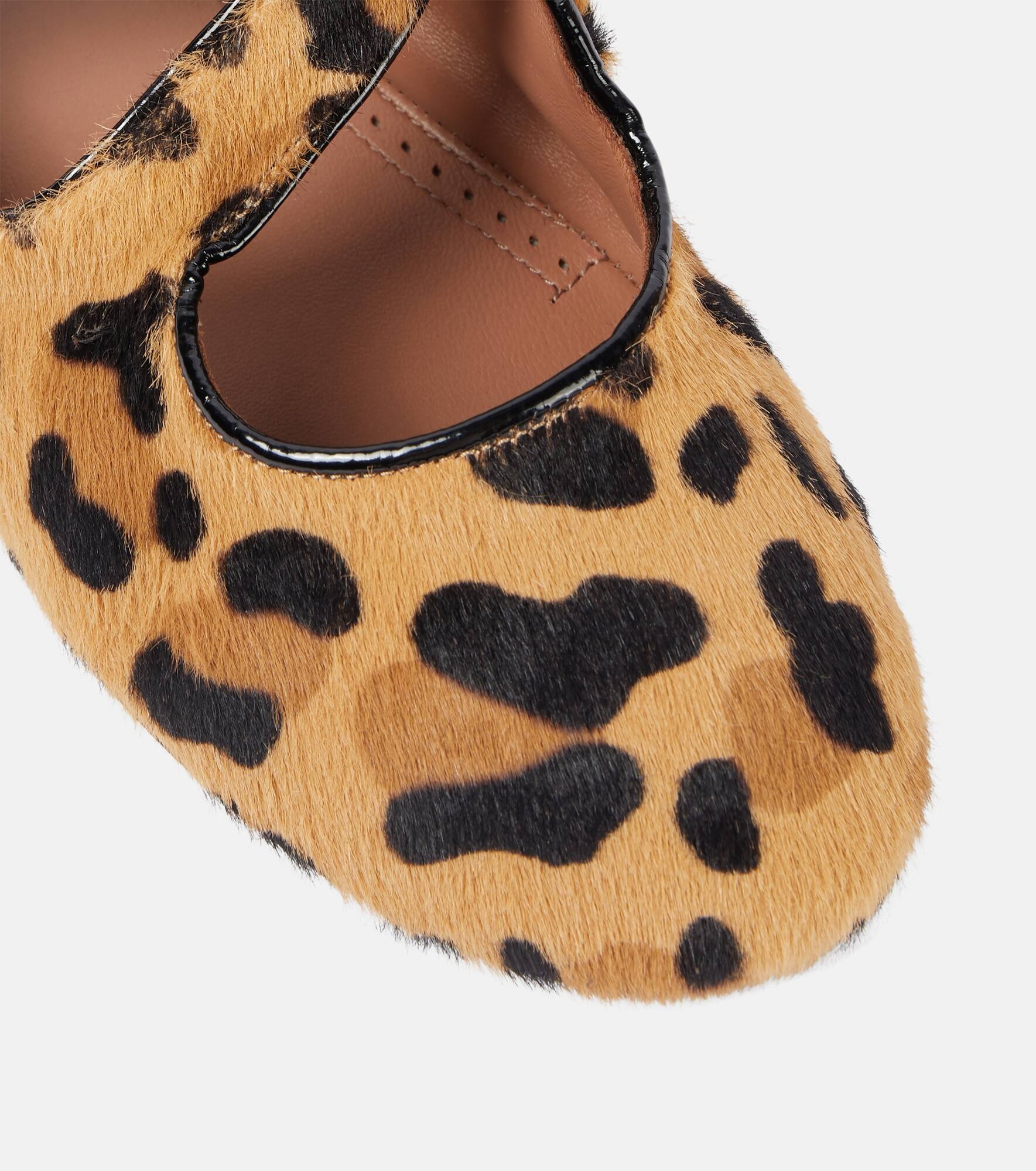 Leopard-print ballet flats - 6