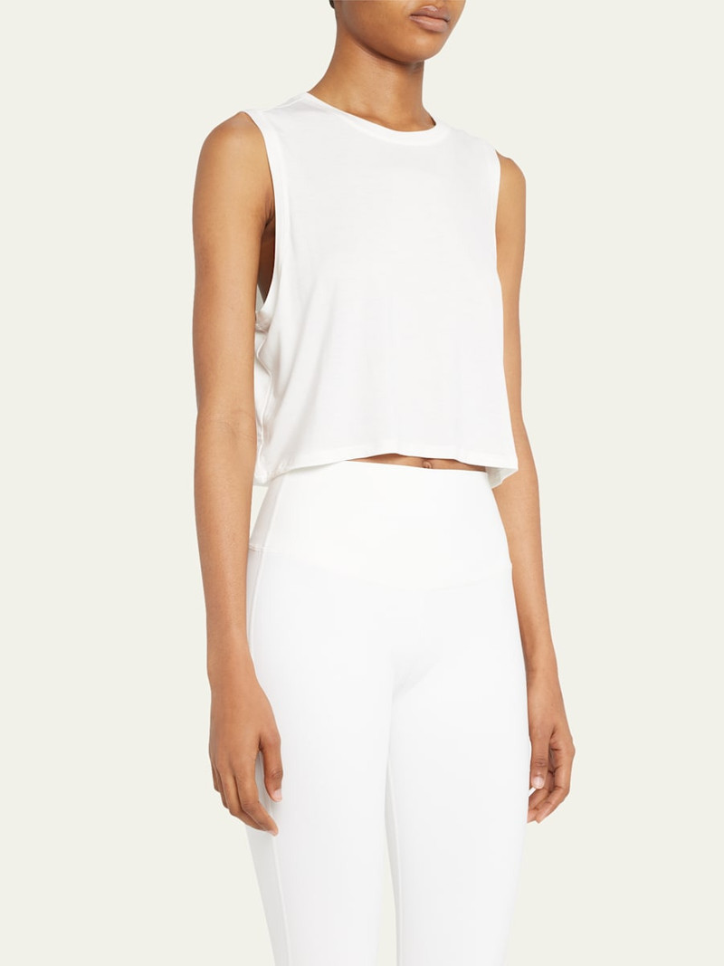 Sienna Cropped Jersey Tank 4