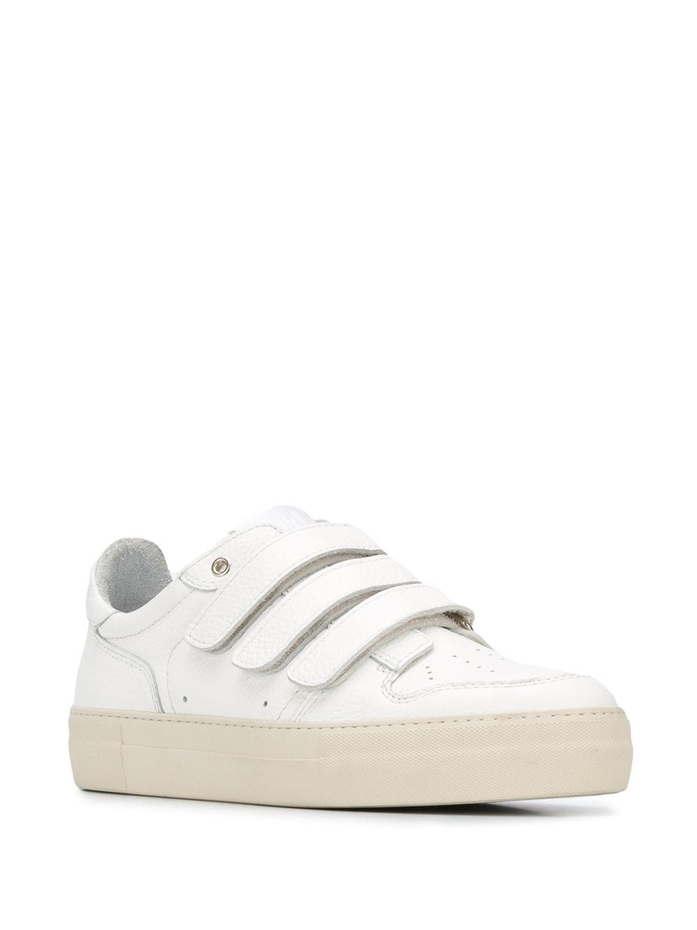 punch hole low-top sneakers - 2