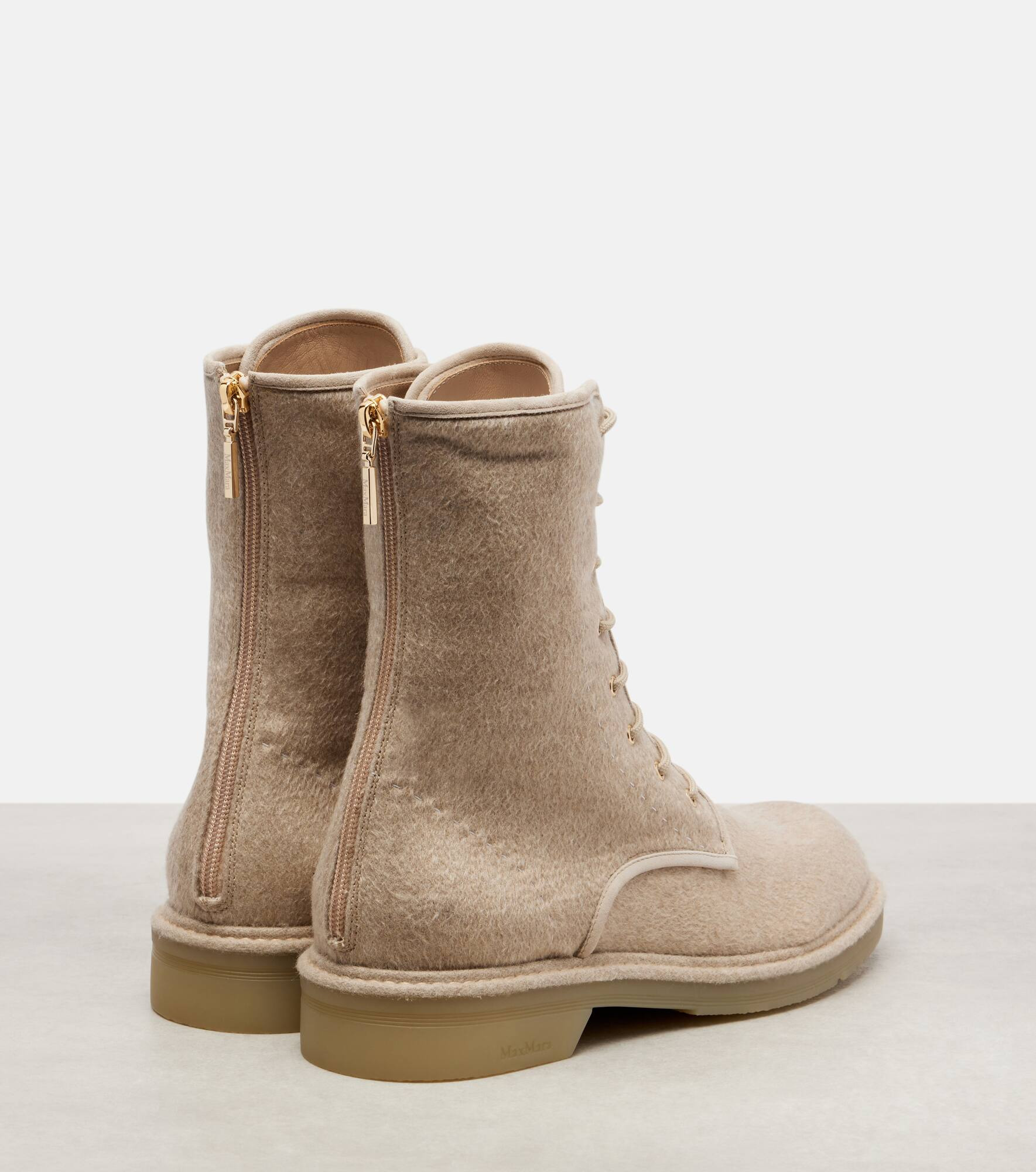 Baker cashmere combat boots - 2