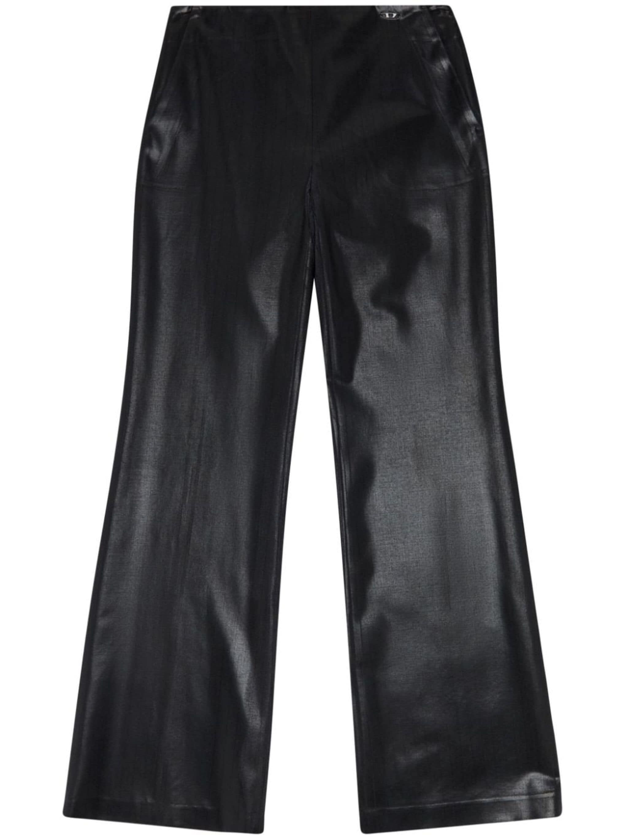 mid-rise flared trousers - 1