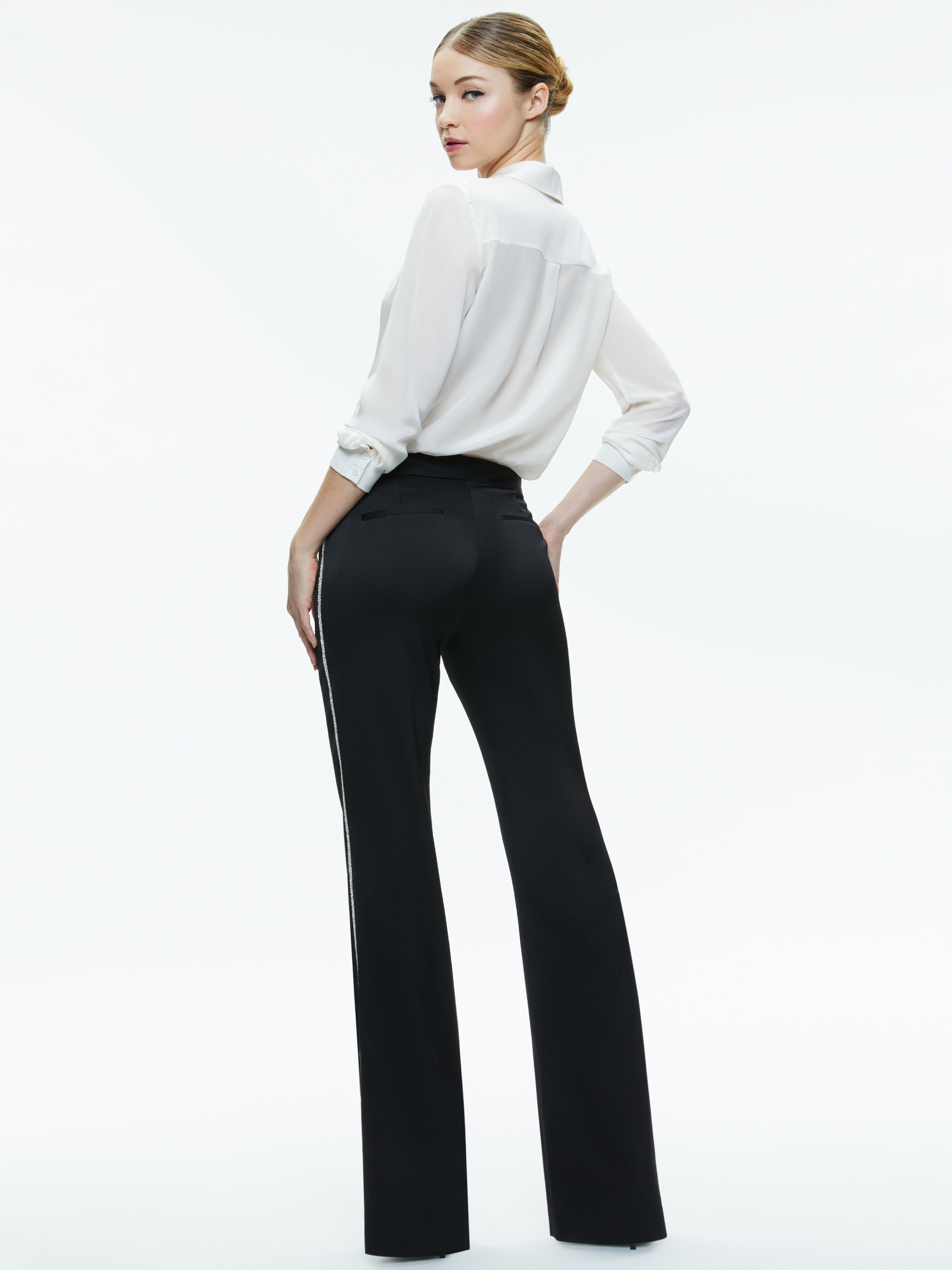 LIVI EMBELLISHED SIDE STRIPE PANT - 2