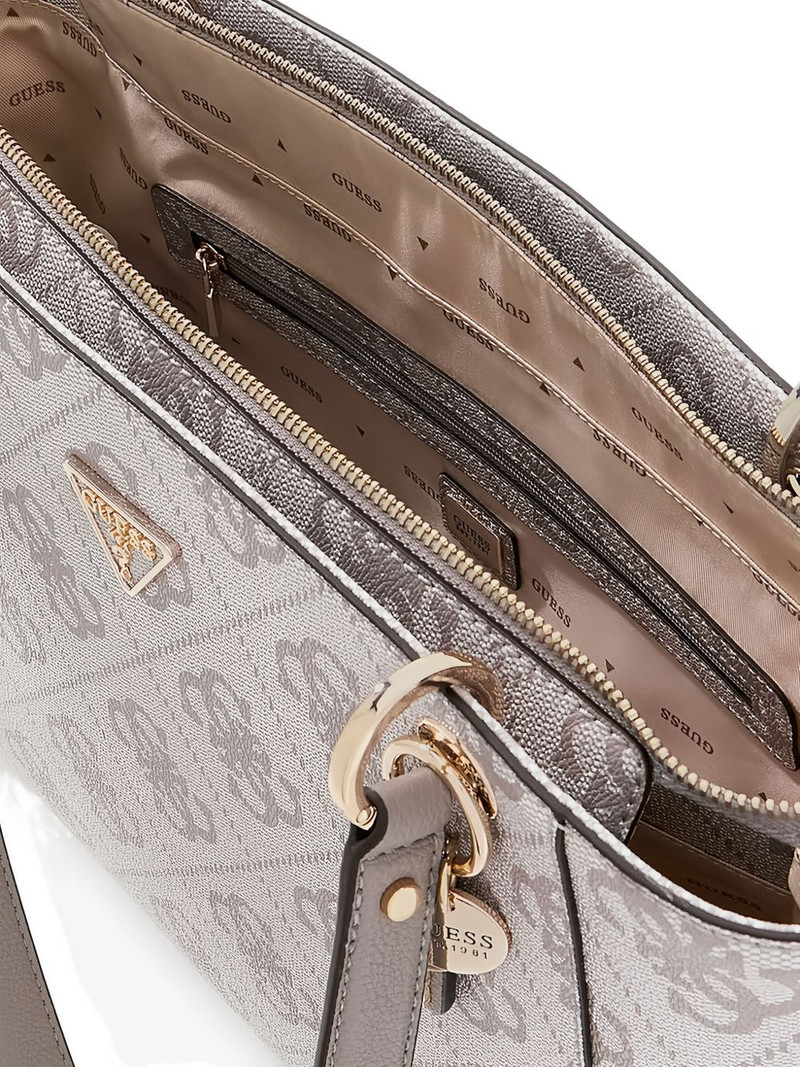 Noelle logo-pattern charm-detail tote bag 4