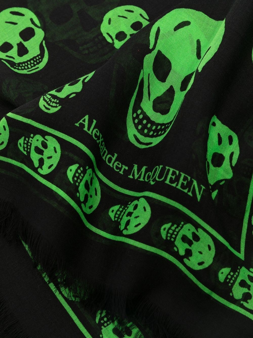 skull-print scarf - 3