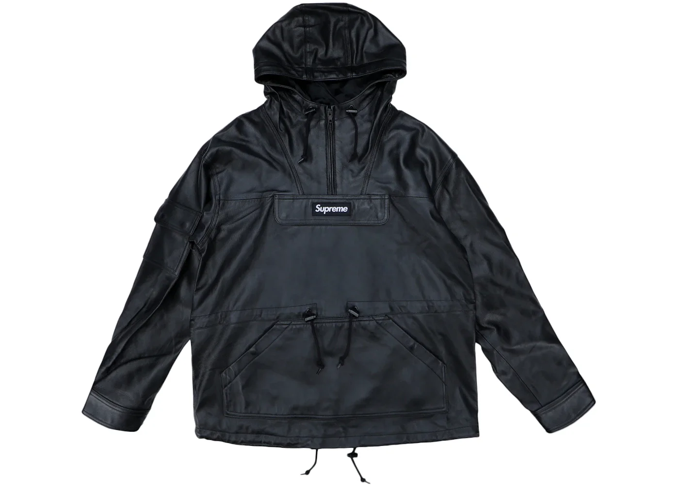 Supreme Supreme Leather Anorak Black - ef76db56-5192-4764-9011