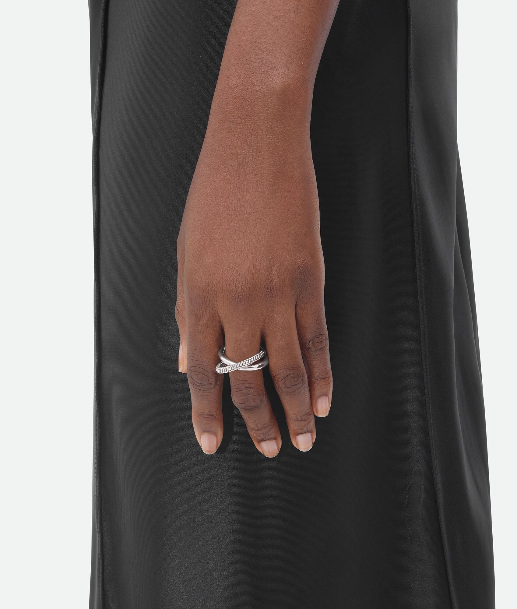 Bottega Veneta Silver Bolt Ring