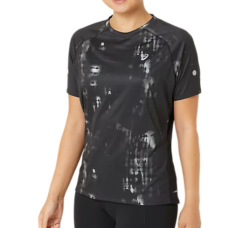 (WMNS) ASICS ROAD LITE-SHOW T-Shirt 'Black' 2012D073-002 - 3