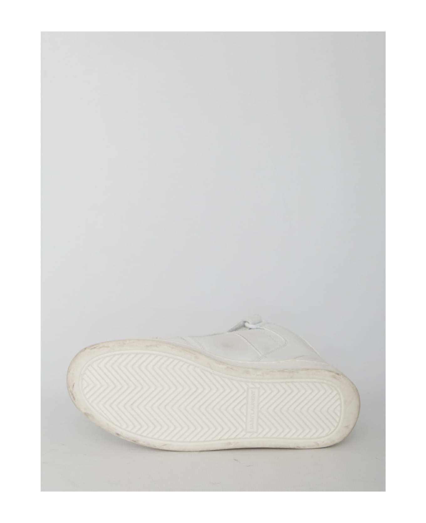 Lax Sneakers In Washed-out Effect Leather - 4
