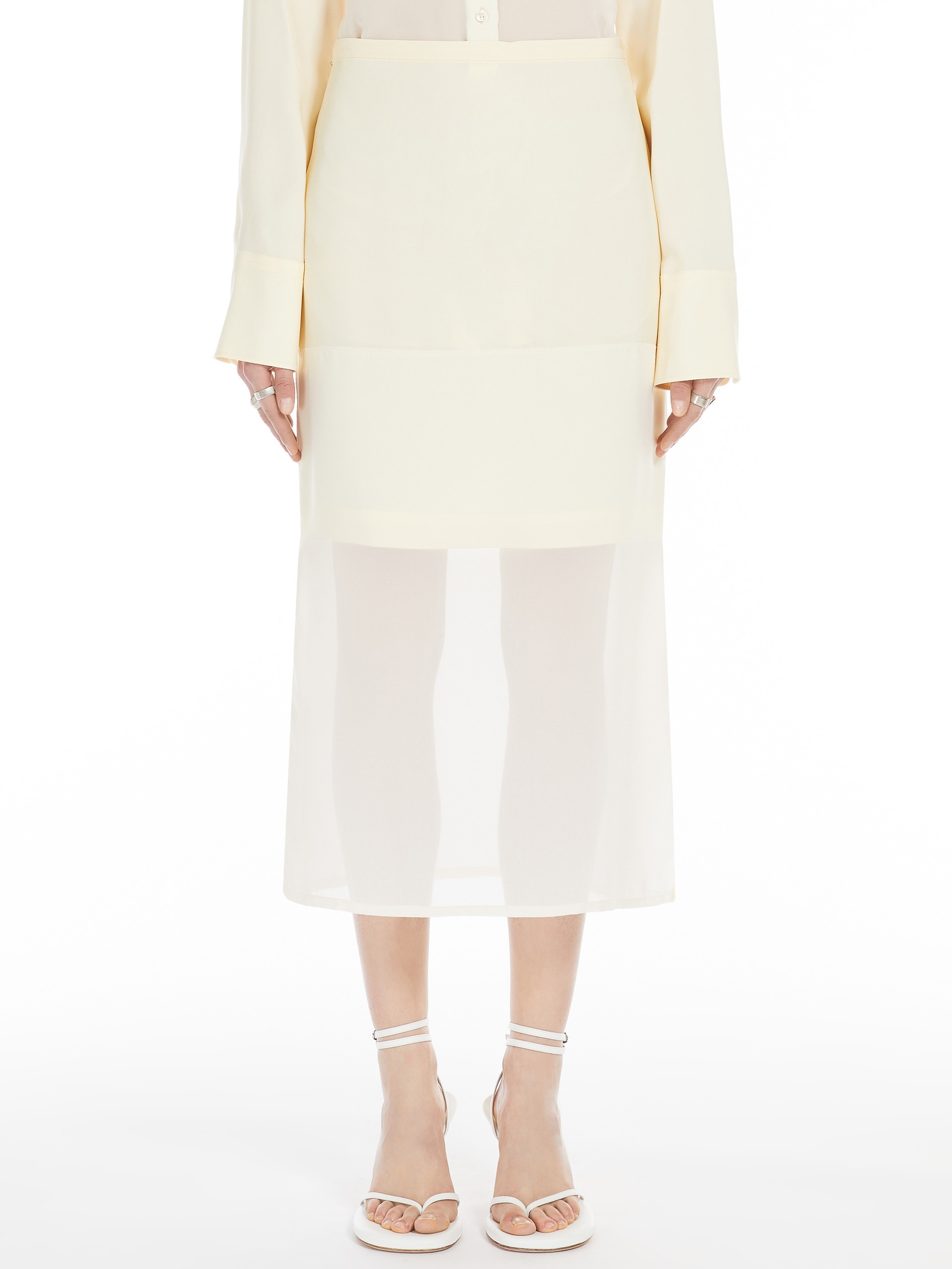 AMICO Straight-fit flounced skirt - 3