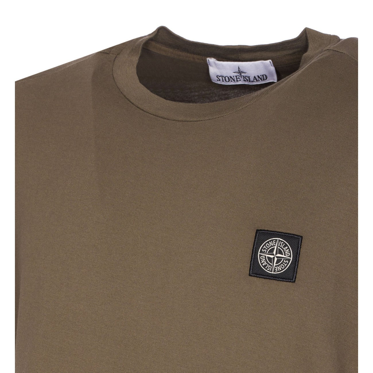 Stone Island Men Compass Patch Logo T-Shirt - 2