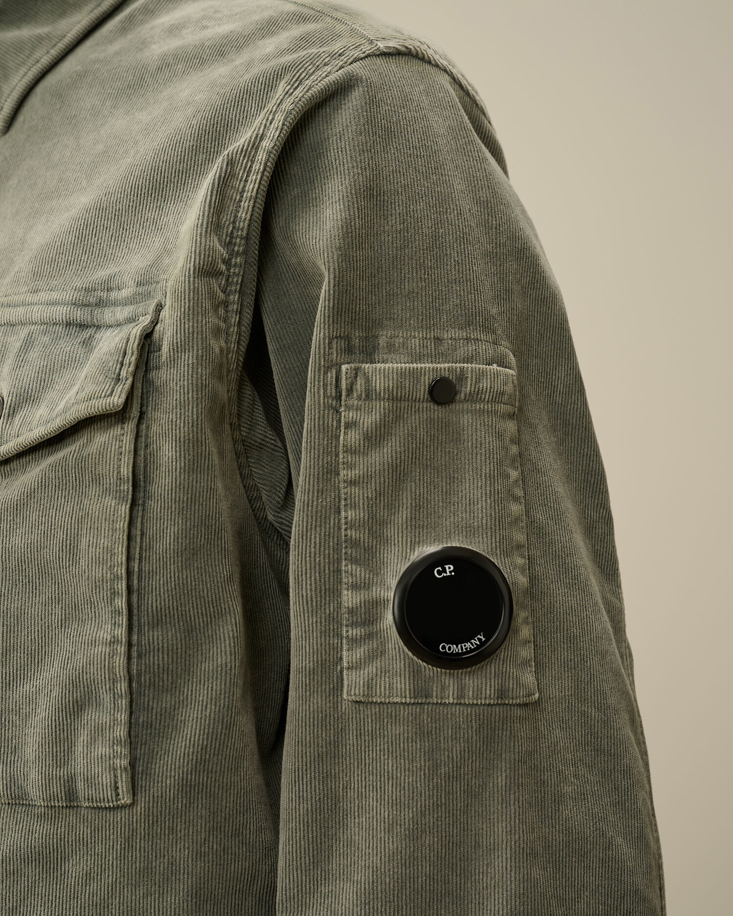 Corduroy Lens Buttoned Shirt - 4