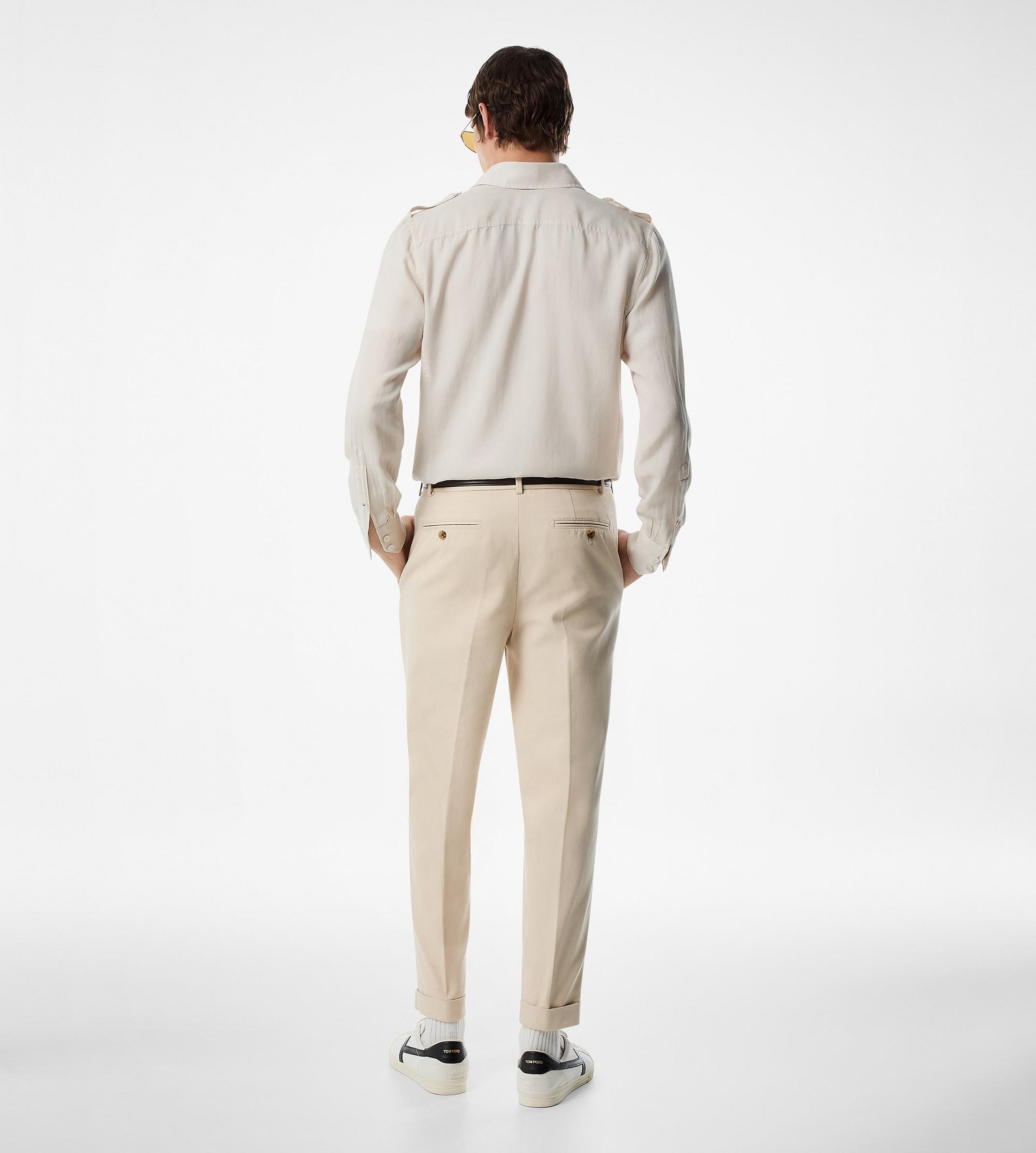 WASHED TWILL MILITARY SHIRT - 3