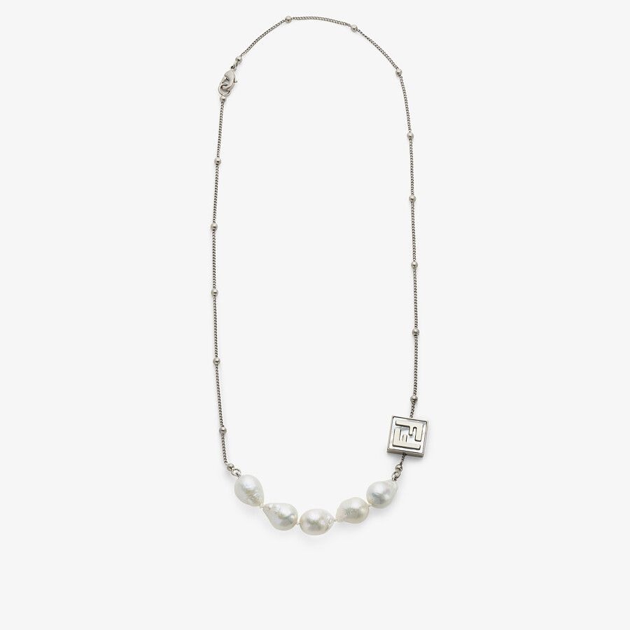Silver-colored necklace - 1