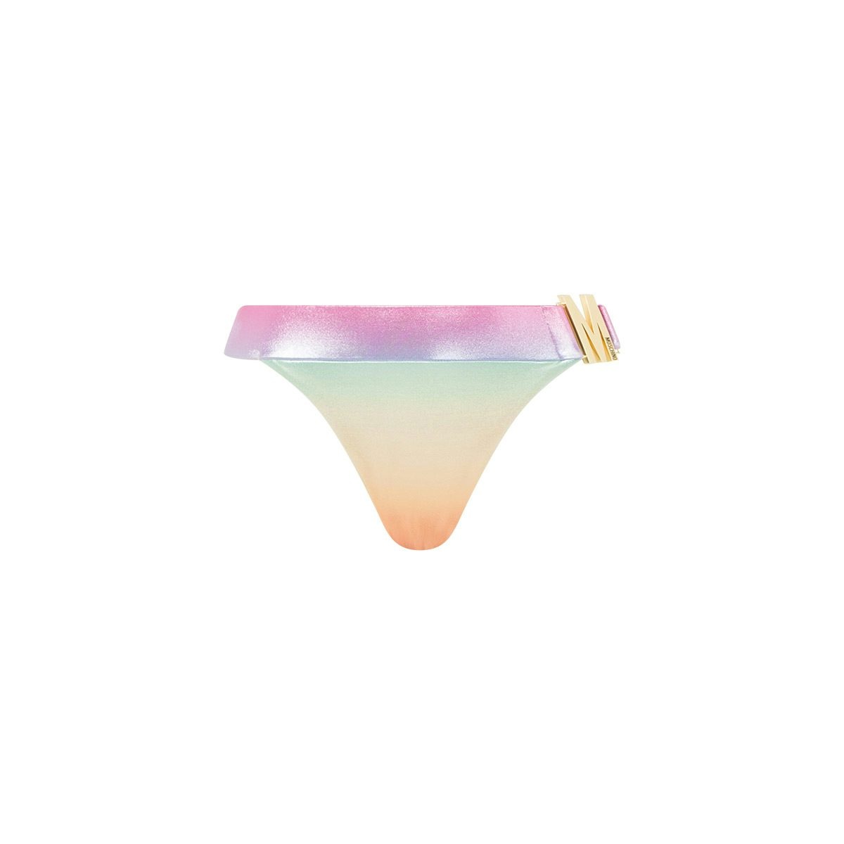 SHINY RAINBOW LYCRA BIKINI BOTTOMS - 1