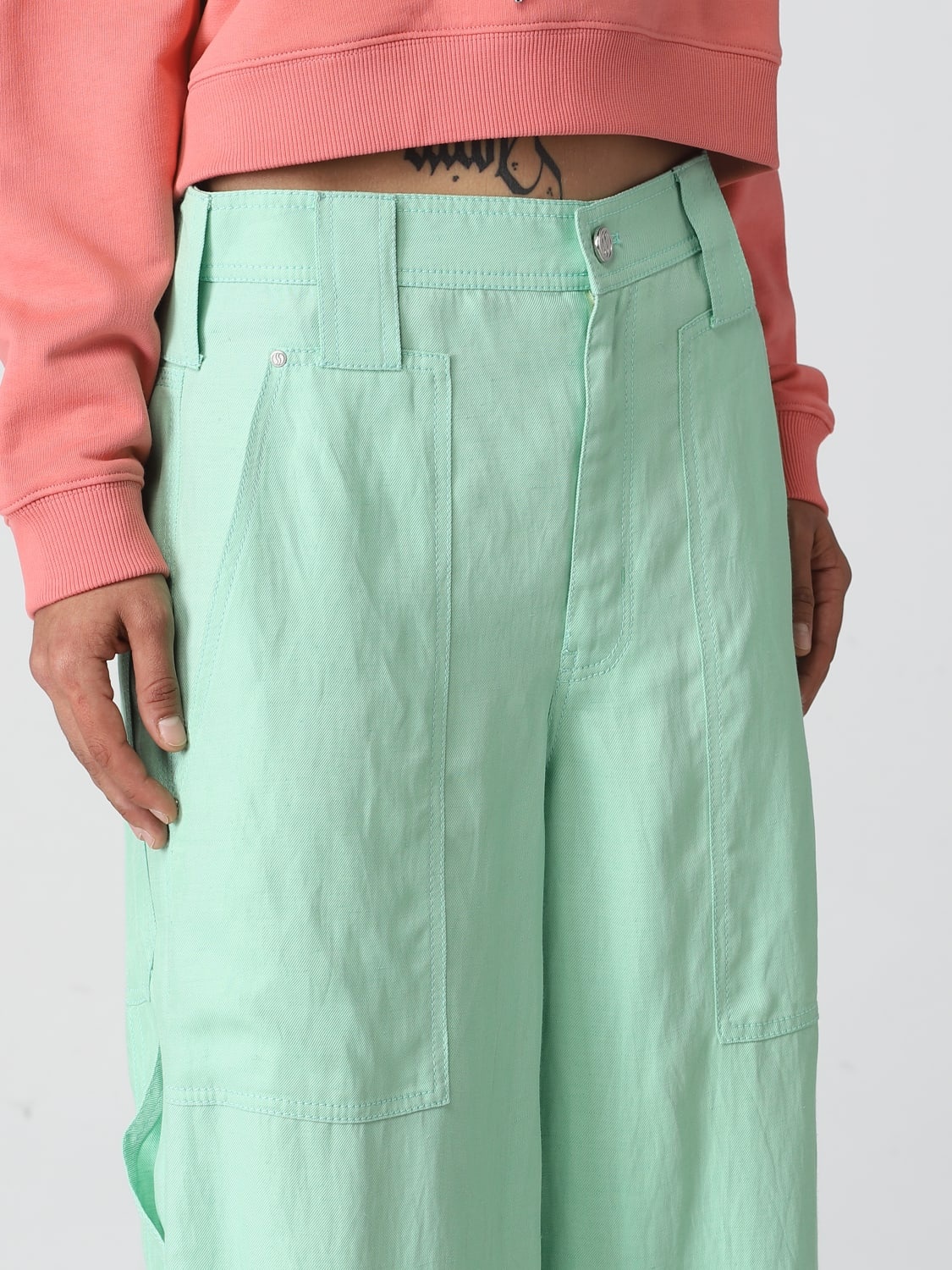 Stella McCartney Stella McCartney pants in viscose blend