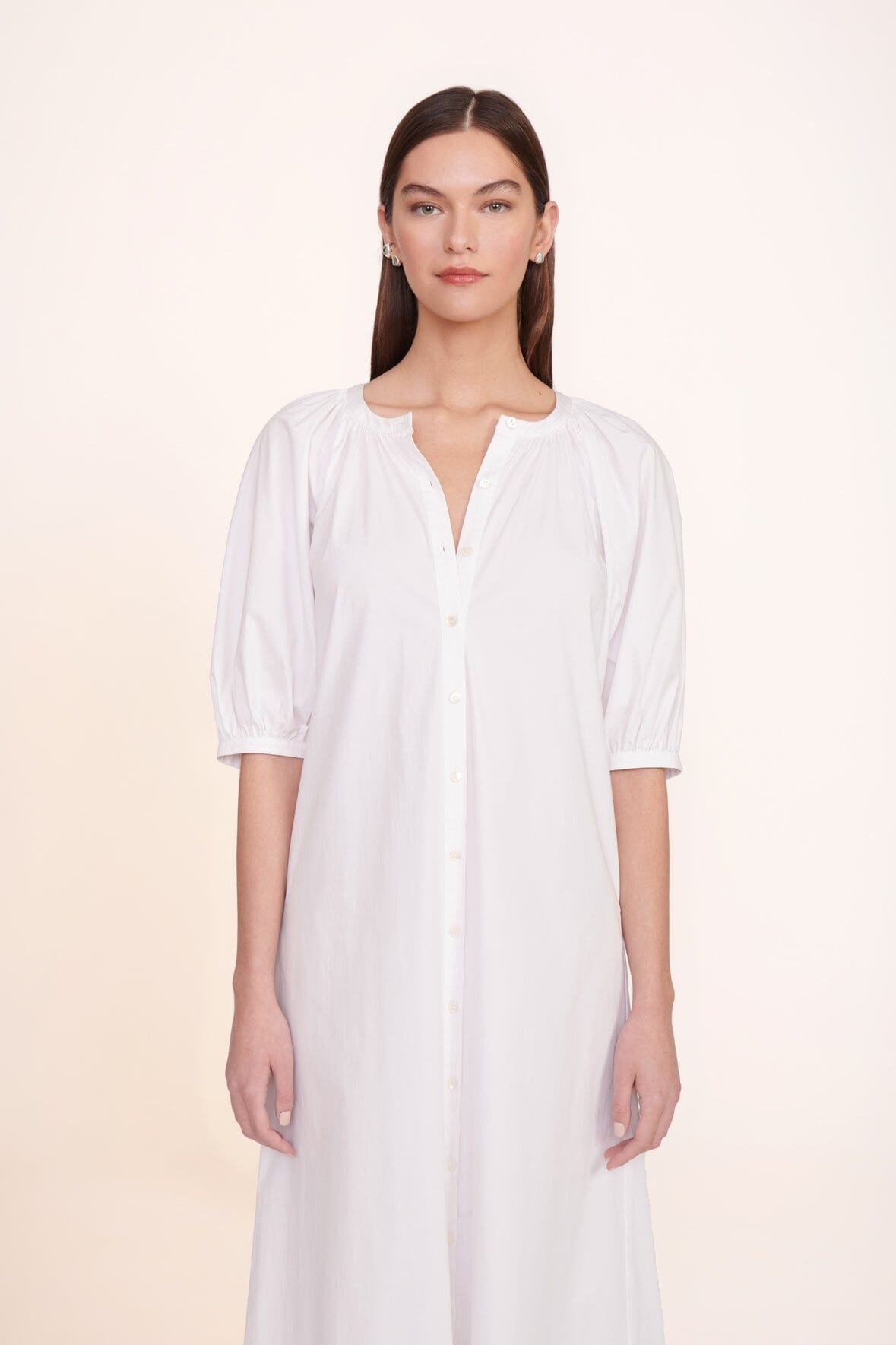 STAUD VINCENT DRESS | WHITE - 4