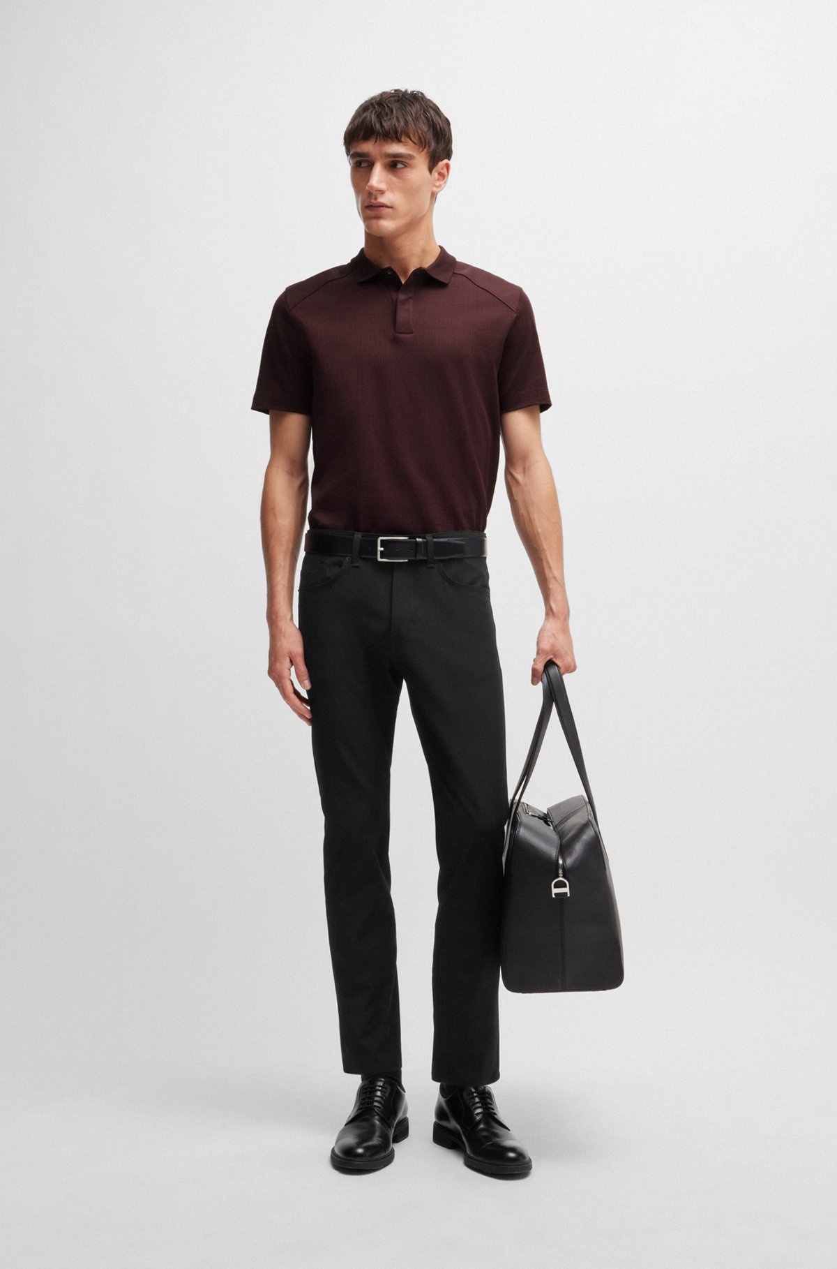 DELAWARE SLIM-FIT JEANS IN WOVEN STRETCH MATERIAL - 3