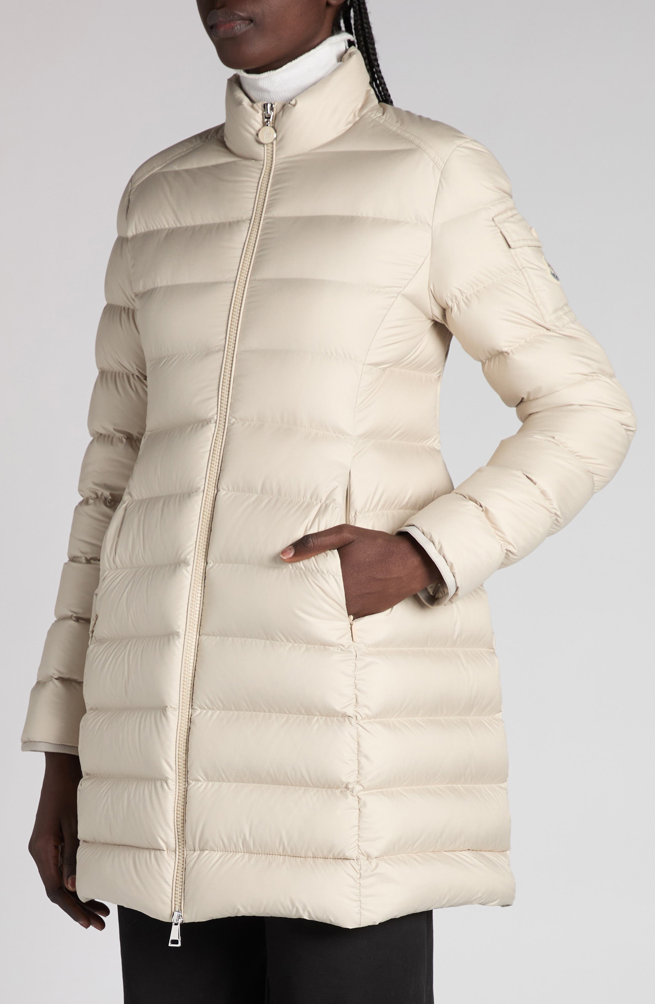 Moncler Igesse Down Puffer Coat in Oyster Gray at Nordstrom - 4