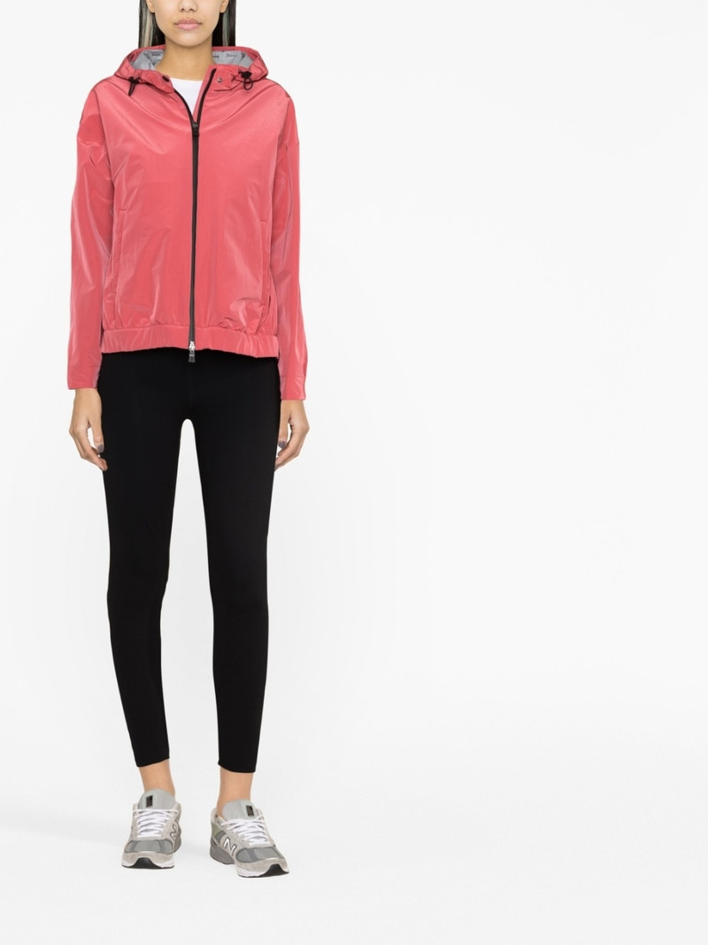 Herno hooded layered shell jacket outlook