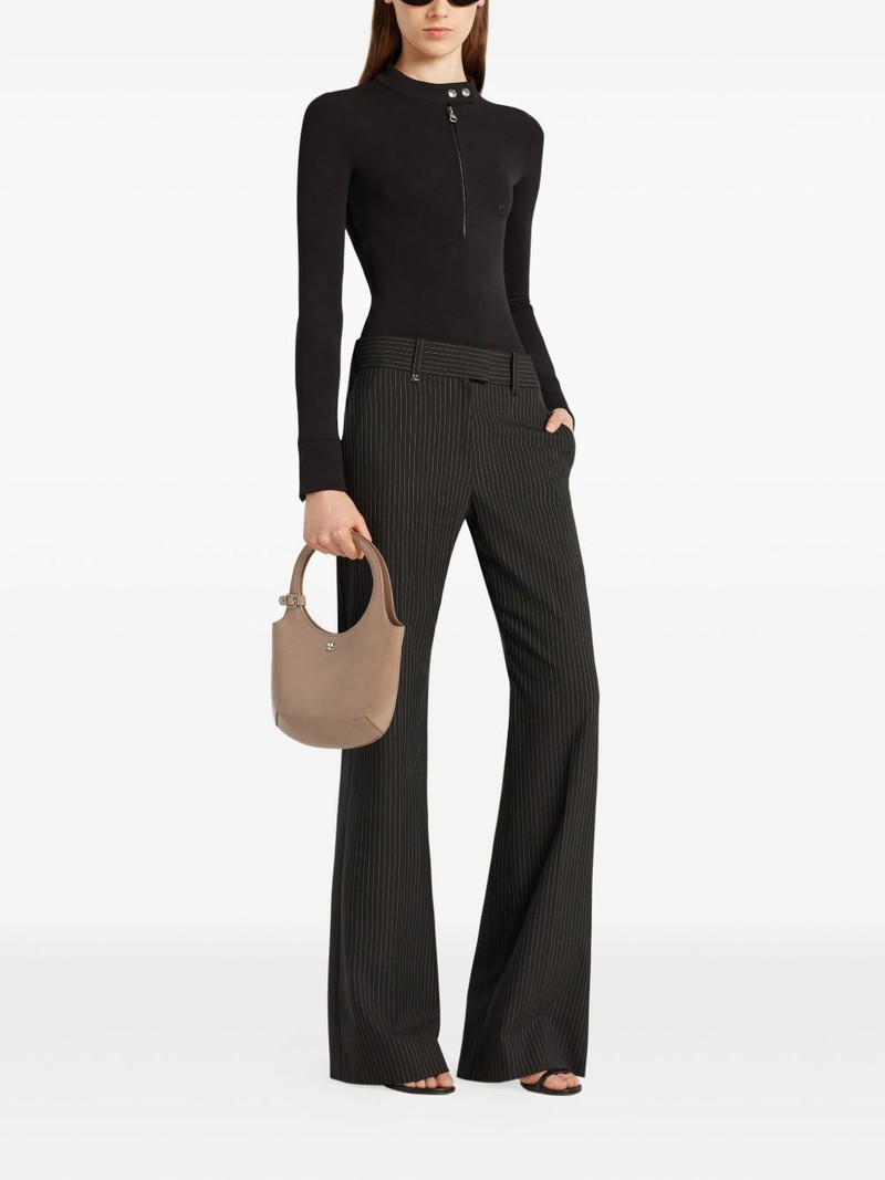 courrèges Holy rounded handle leather shoulder bag outlook