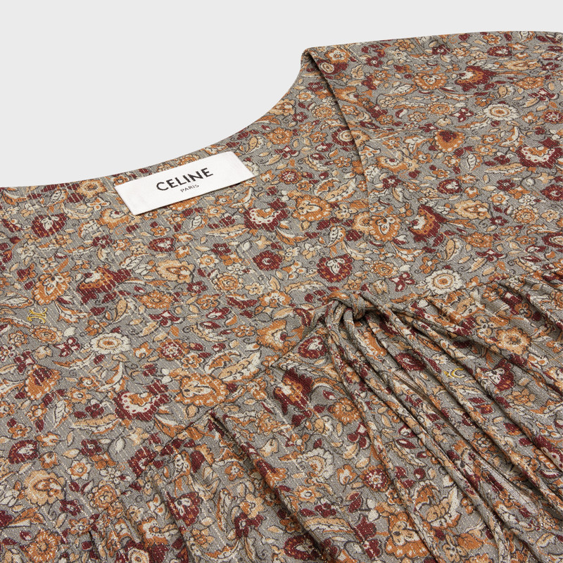 midi dress in lamé sablé 3